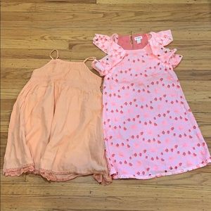 Set of 2 Summer Dresses, size 6-7 years